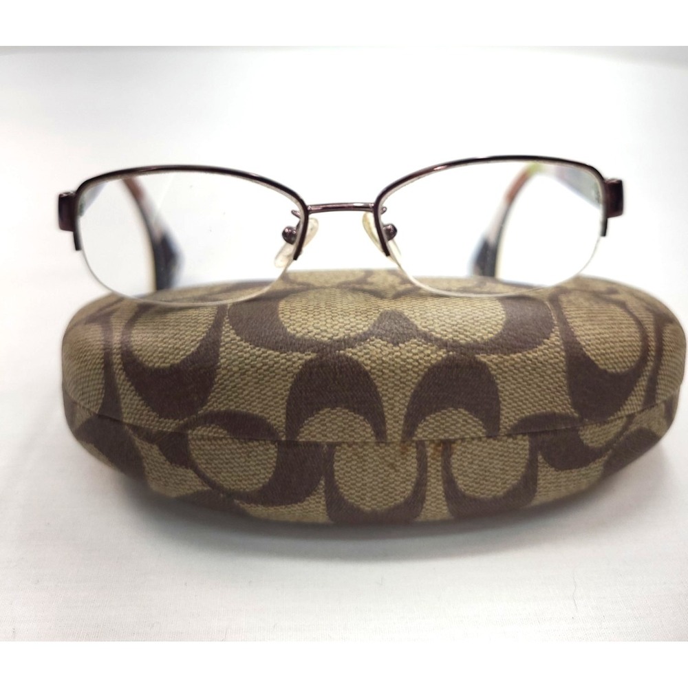 COACH NEW YORK "BETTIE" Eyeglass Frame HC5004 9032 51-16-135 Purple DN64 w Case